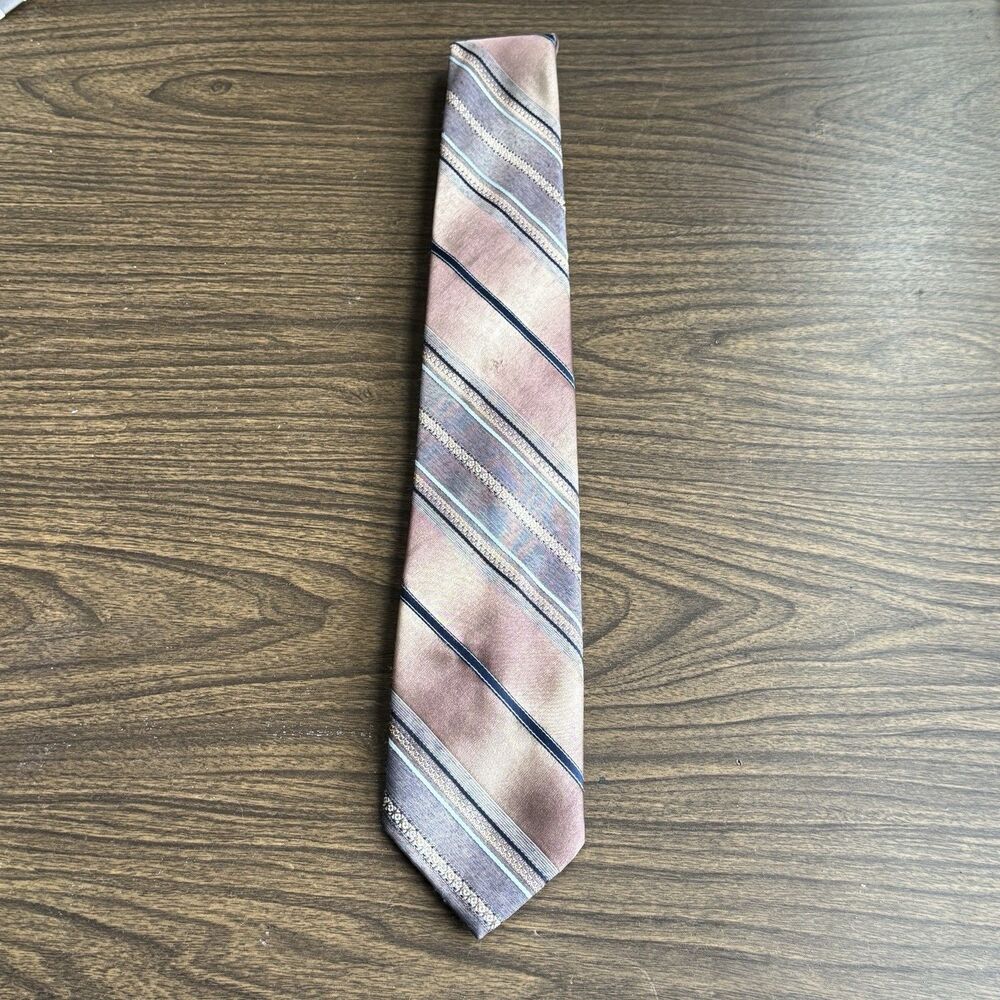 Sears‎ Fashion Collection Men's Neck Tie Vintage Polyester Classic 57"